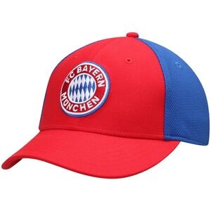 Bayern Munich Men's Cap Stretch Fit Hat Red Blue Fi Collection L/XL